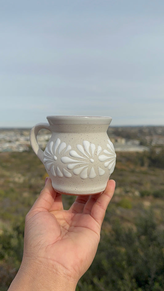 8oz SMALL TALAVERA MUG (natural color)